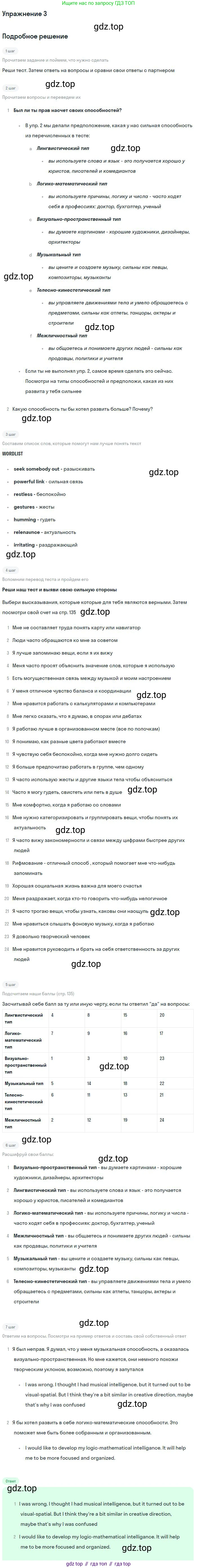 Английский язык (english), 11 класс Учебник (Student's book), авторы: Вербицкая Мария Валерьевна (Verbitskaya Maria), Каминс Карр Джейн (Comyns Carr Jane), Парсонс Дженнифер (Parsons Jennifer), Миндрул Ольга Сергеевна (Mindrul Olga), издательство Просвещение, Москва, 2015, голубого цвета, страница 21, номер 3, Решение