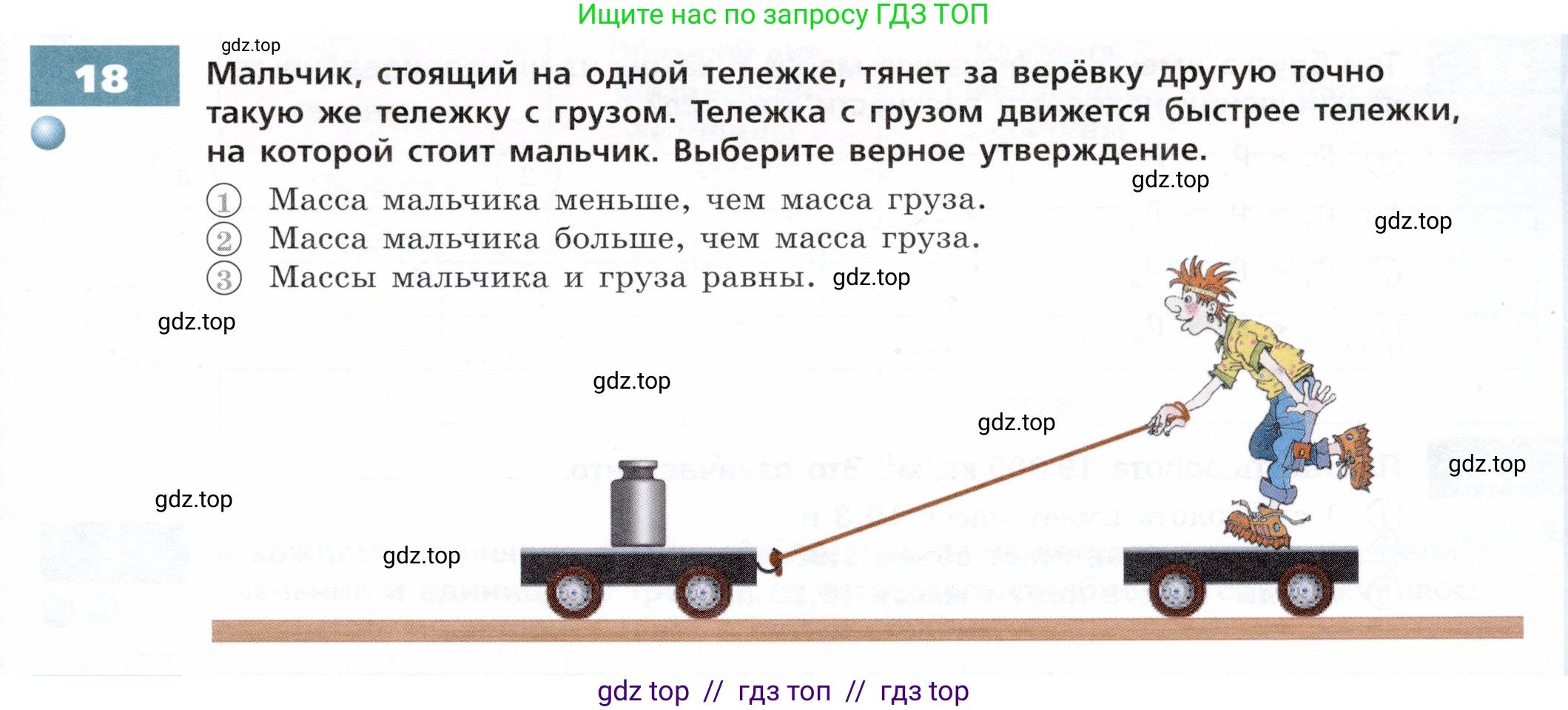 Физика, 7 класс Тетрадь-тренажёр, авторы: Артеменков Денис Александрович, Белага Виктория Владимировна, Воронцова Наталия Игоревна, Ломаченков Иван Алексеевич, Панебратцев Юрий Анатольевич, издательство Просвещение, Москва, 2024, страница 25, номер 18, Условие