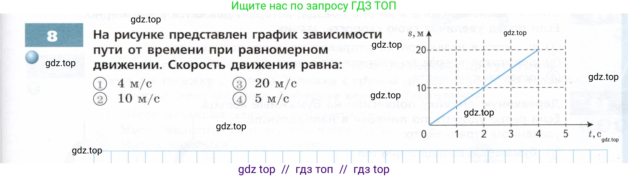 Физика, 7 класс Тетрадь-тренажёр, авторы: Артеменков Денис Александрович, Белага Виктория Владимировна, Воронцова Наталия Игоревна, Ломаченков Иван Алексеевич, Панебратцев Юрий Анатольевич, издательство Просвещение, Москва, 2024, страница 23, номер 8, Условие