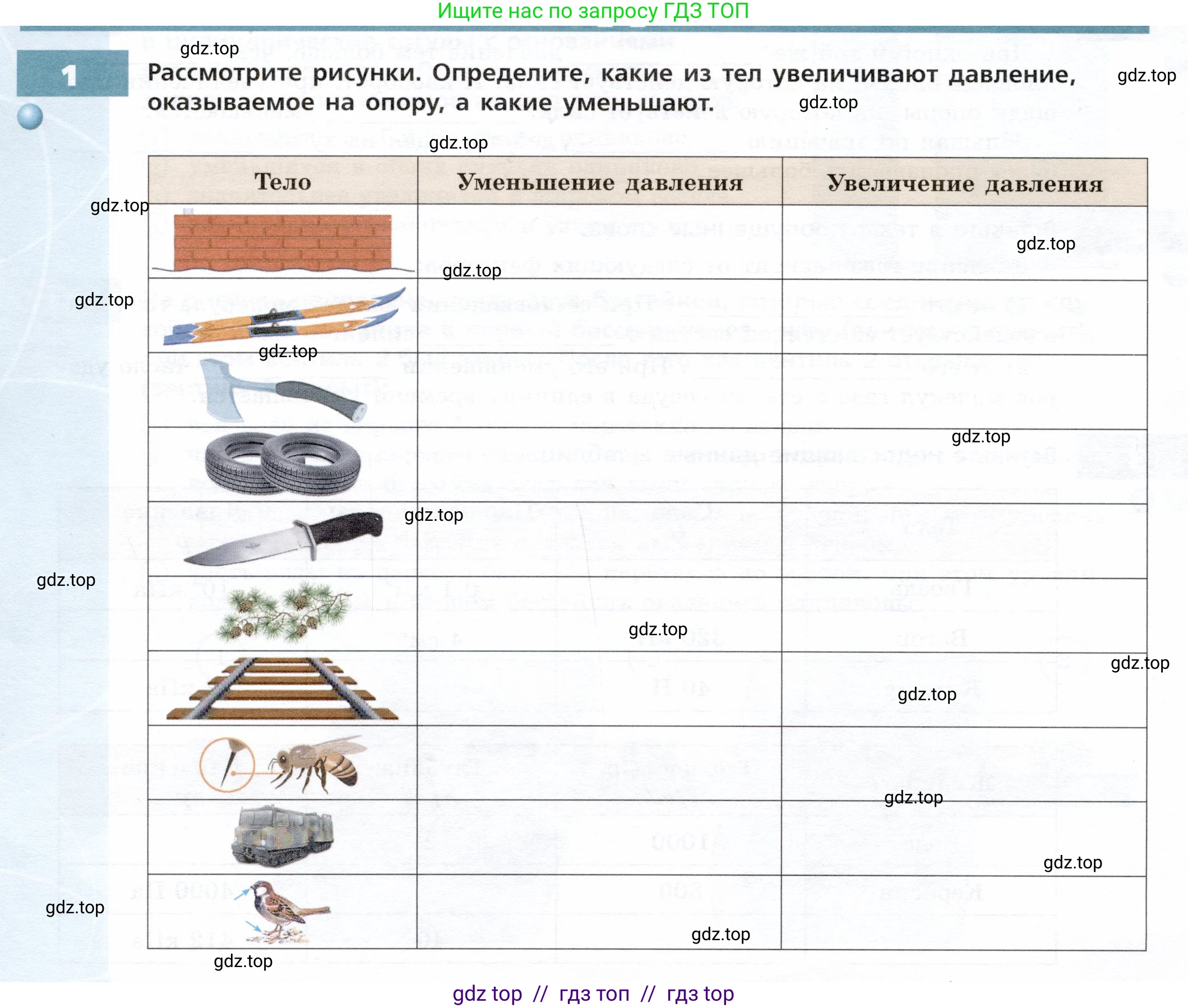 Физика, 7 класс Тетрадь-тренажёр, авторы: Артеменков Денис Александрович, Белага Виктория Владимировна, Воронцова Наталия Игоревна, Ломаченков Иван Алексеевич, Панебратцев Юрий Анатольевич, издательство Просвещение, Москва, 2024, страница 50, номер 1, Условие