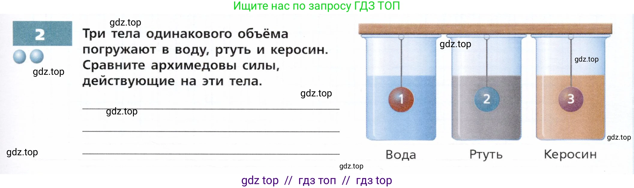 Физика, 7 класс Тетрадь-тренажёр, авторы: Артеменков Денис Александрович, Белага Виктория Владимировна, Воронцова Наталия Игоревна, Ломаченков Иван Алексеевич, Панебратцев Юрий Анатольевич, издательство Просвещение, Москва, 2024, страница 73, номер 2, Условие