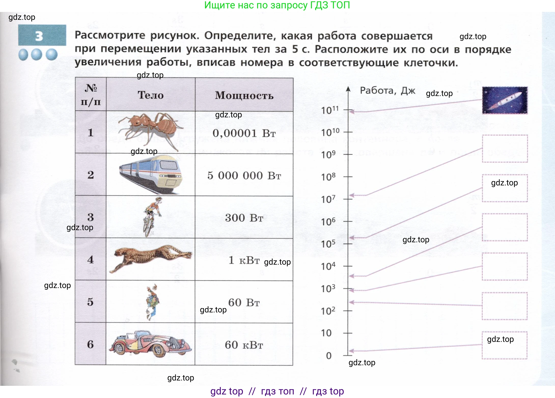 Физика, 7 класс Тетрадь-тренажёр, авторы: Артеменков Денис Александрович, Белага Виктория Владимировна, Воронцова Наталия Игоревна, Ломаченков Иван Алексеевич, Панебратцев Юрий Анатольевич, издательство Просвещение, Москва, 2024, страница 83, номер 3, Условие