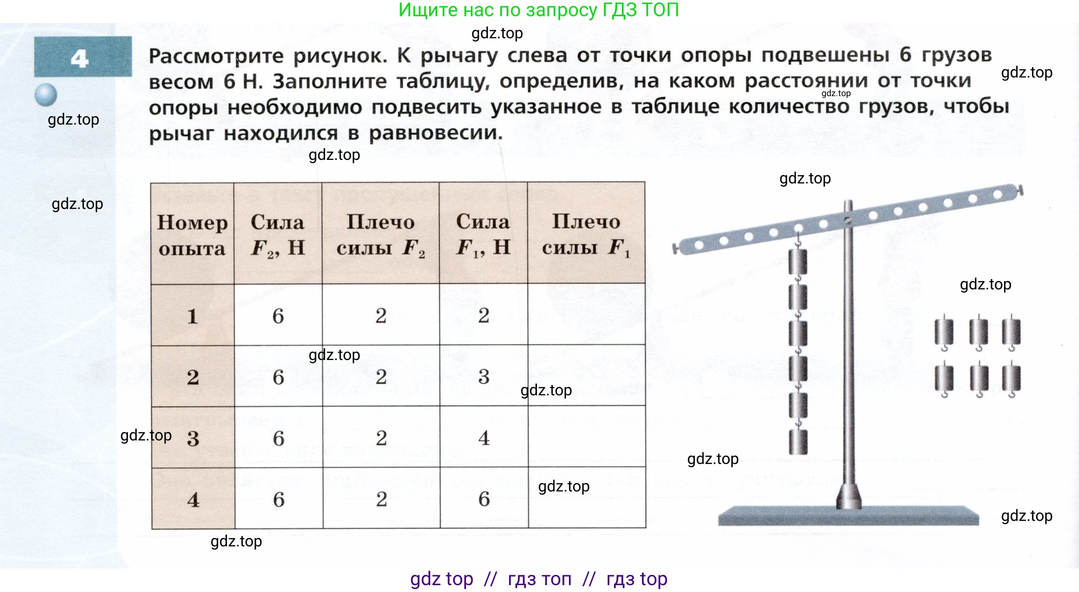 Физика, 7 класс Тетрадь-тренажёр, авторы: Артеменков Денис Александрович, Белага Виктория Владимировна, Воронцова Наталия Игоревна, Ломаченков Иван Алексеевич, Панебратцев Юрий Анатольевич, издательство Просвещение, Москва, 2024, страница 92, номер 4, Условие
