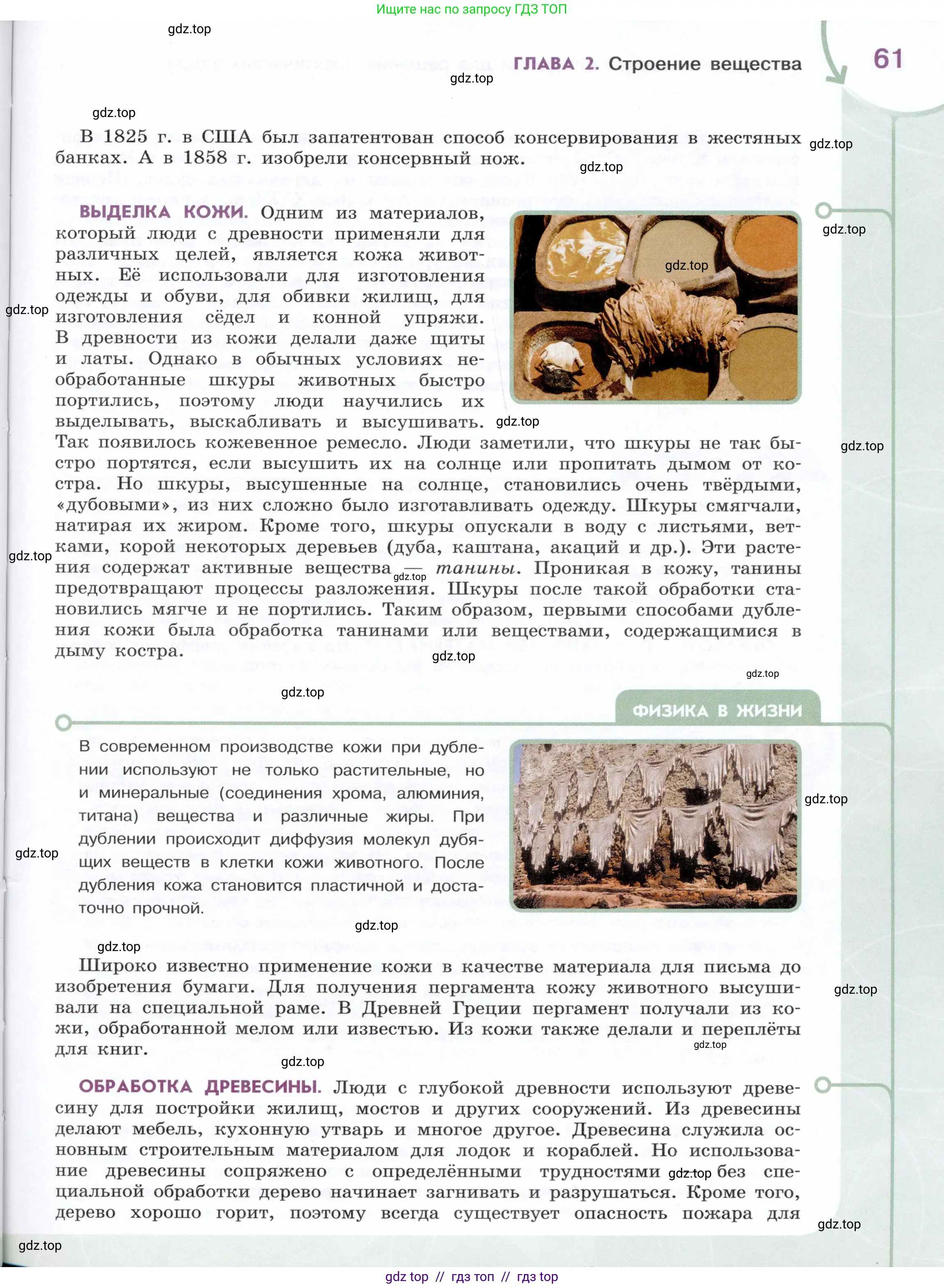 Физика, 7 класс Учебник, авторы: Белага Виктория Владимировна, Воронцова Наталия Игоревна, Ломаченков Иван Алексеевич, Панебратцев Юрий Анатольевич, издательство Просвещение, Москва, 2024, страница 61