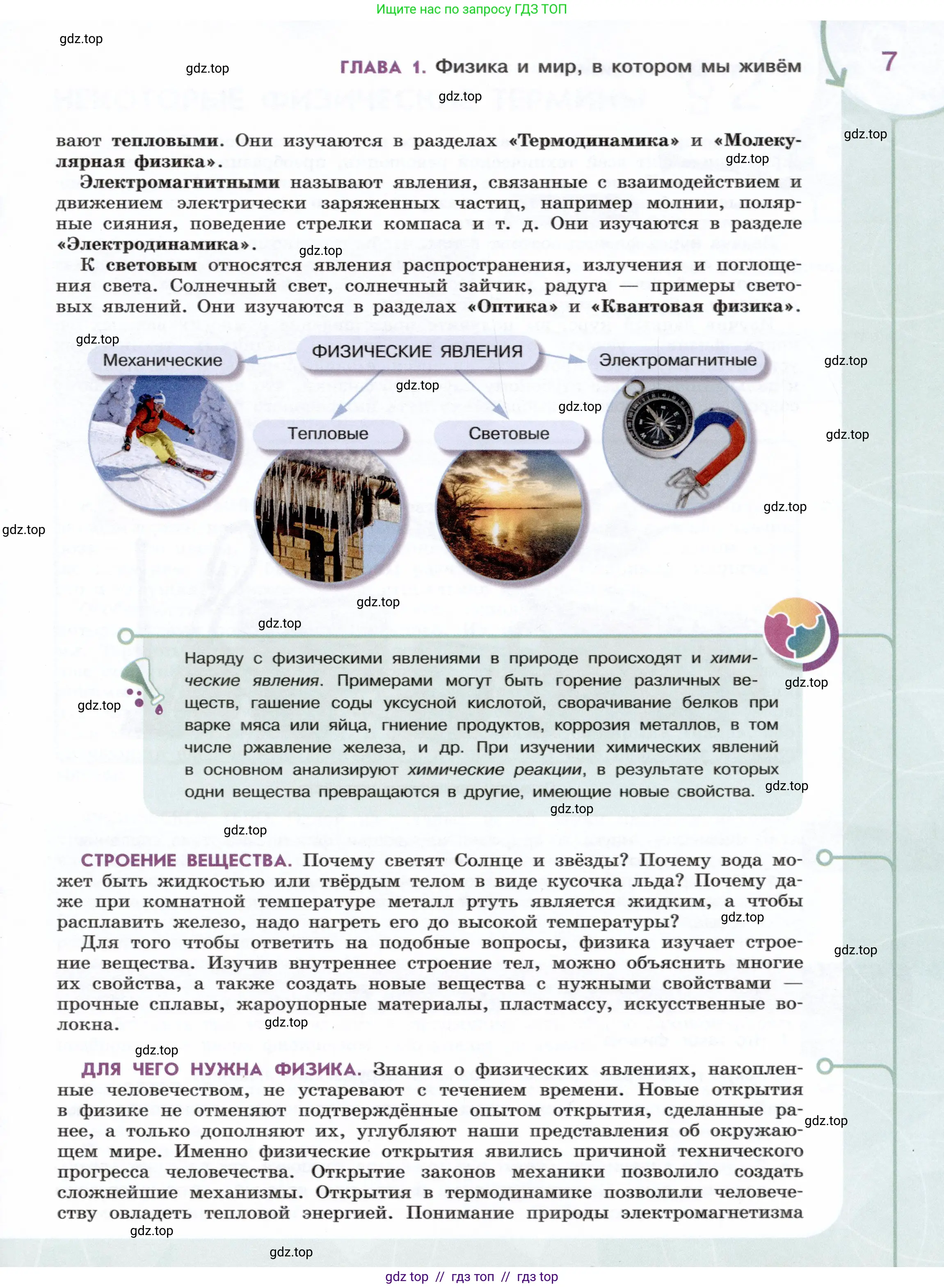 Физика, 7 класс Учебник, авторы: Белага Виктория Владимировна, Воронцова Наталия Игоревна, Ломаченков Иван Алексеевич, Панебратцев Юрий Анатольевич, издательство Просвещение, Москва, 2024, страница 7