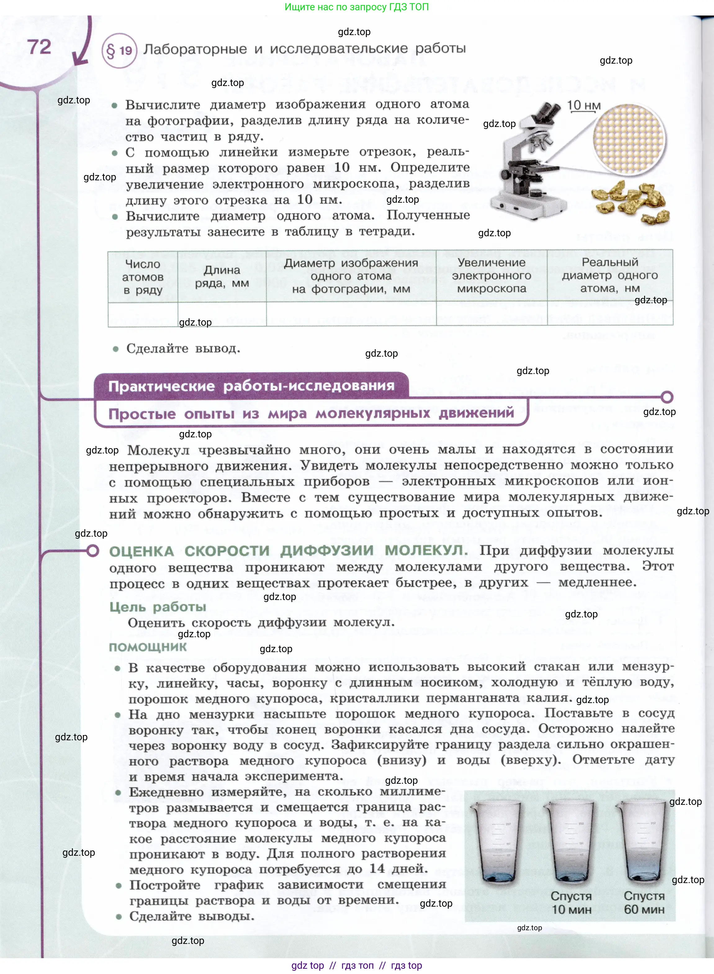 Физика, 7 класс Учебник, авторы: Белага Виктория Владимировна, Воронцова Наталия Игоревна, Ломаченков Иван Алексеевич, Панебратцев Юрий Анатольевич, издательство Просвещение, Москва, 2024, Часть 1, страница 72