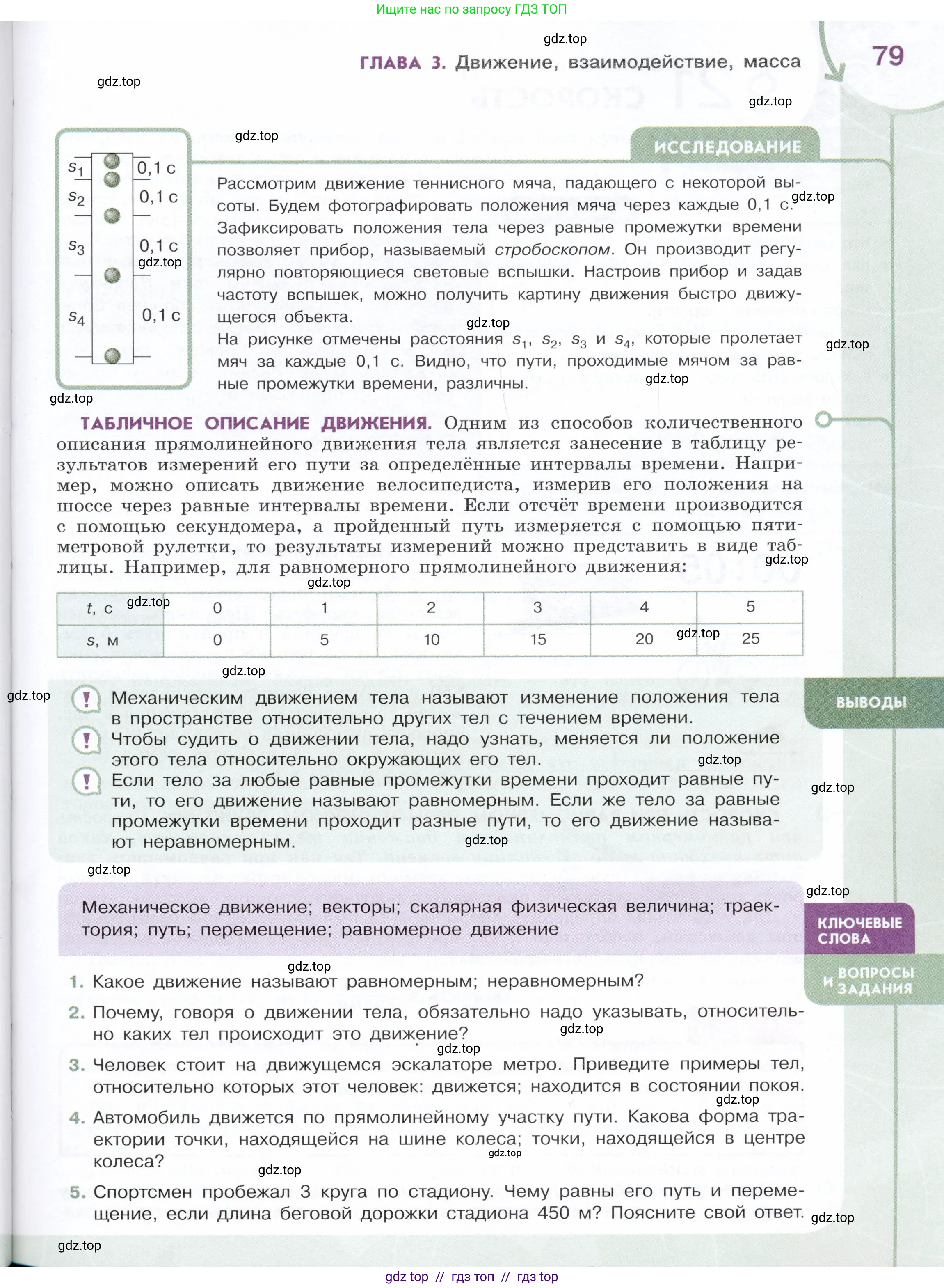 Физика, 7 класс Учебник, авторы: Белага Виктория Владимировна, Воронцова Наталия Игоревна, Ломаченков Иван Алексеевич, Панебратцев Юрий Анатольевич, издательство Просвещение, Москва, 2024, Часть 1, страница 79