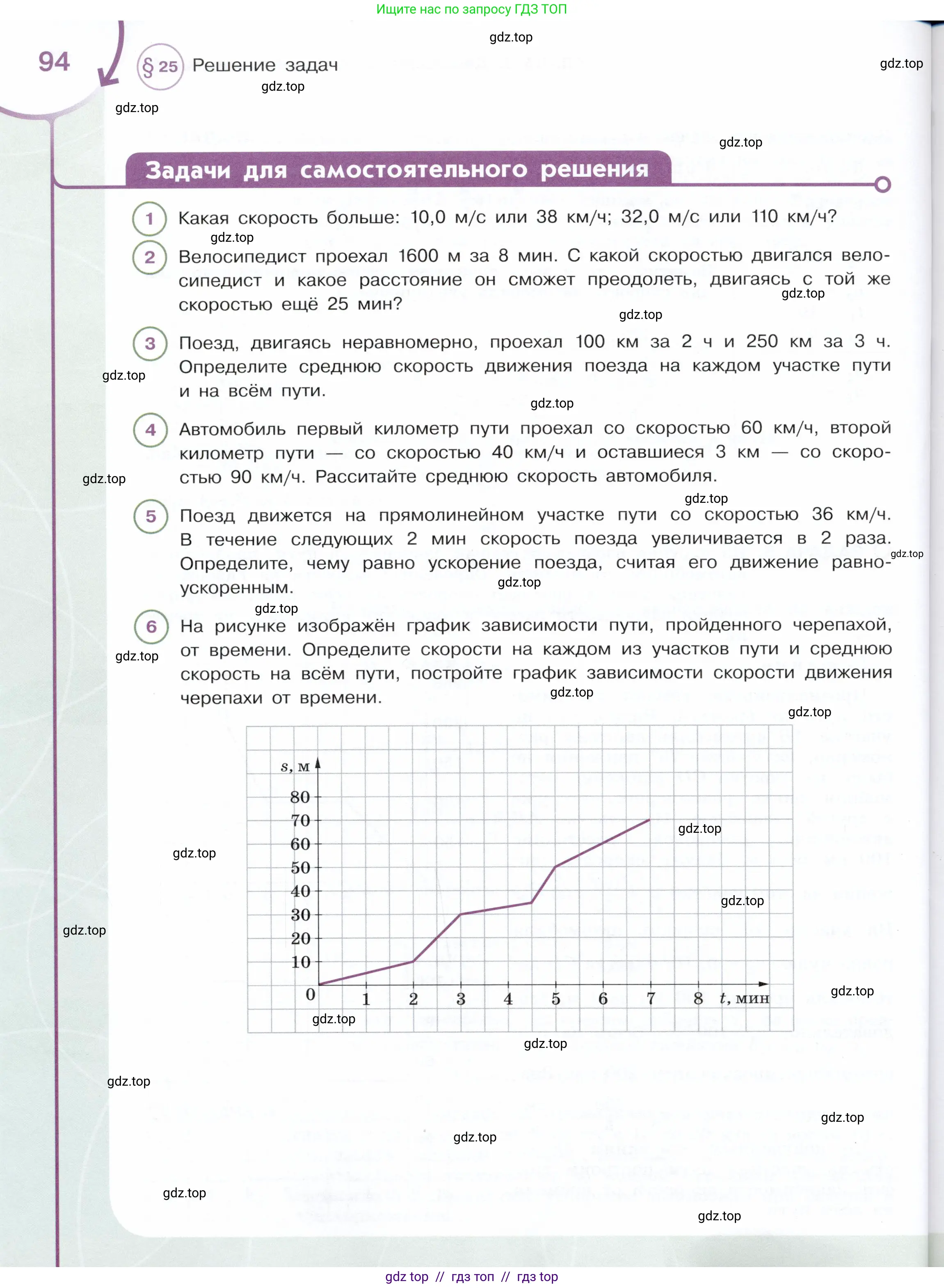 Физика, 7 класс Учебник, авторы: Белага Виктория Владимировна, Воронцова Наталия Игоревна, Ломаченков Иван Алексеевич, Панебратцев Юрий Анатольевич, издательство Просвещение, Москва, 2024, Часть 1, страница 94
