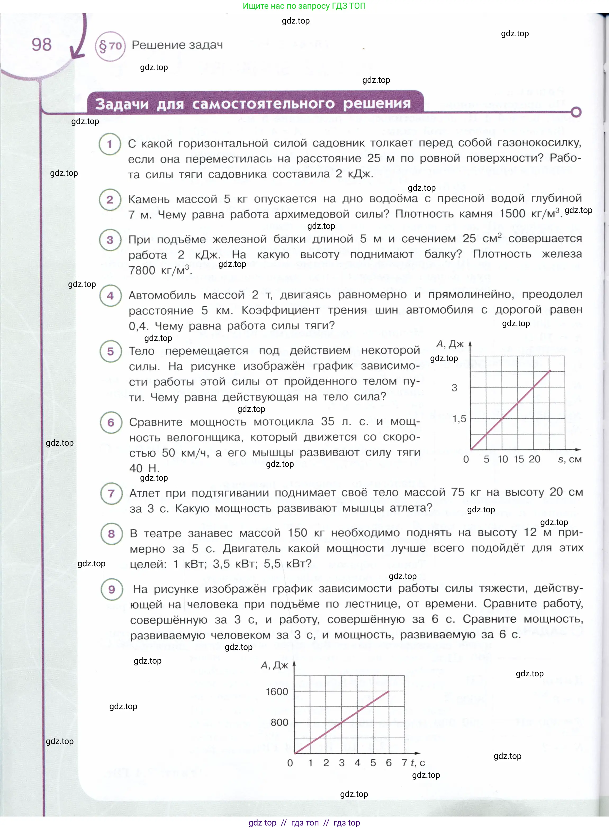 Физика, 7 класс Учебник, авторы: Белага Виктория Владимировна, Воронцова Наталия Игоревна, Ломаченков Иван Алексеевич, Панебратцев Юрий Анатольевич, издательство Просвещение, Москва, 2024, Часть 2, страница 98