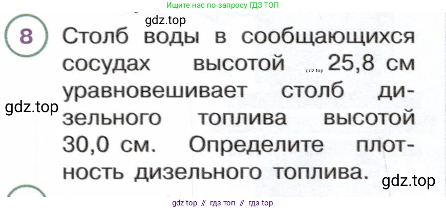 Физика, 7 класс Учебник, авторы: Белага Виктория Владимировна, Воронцова Наталия Игоревна, Ломаченков Иван Алексеевич, Панебратцев Юрий Анатольевич, издательство Просвещение, Москва, 2024, Часть 2, страница 40, номер 8, Условие