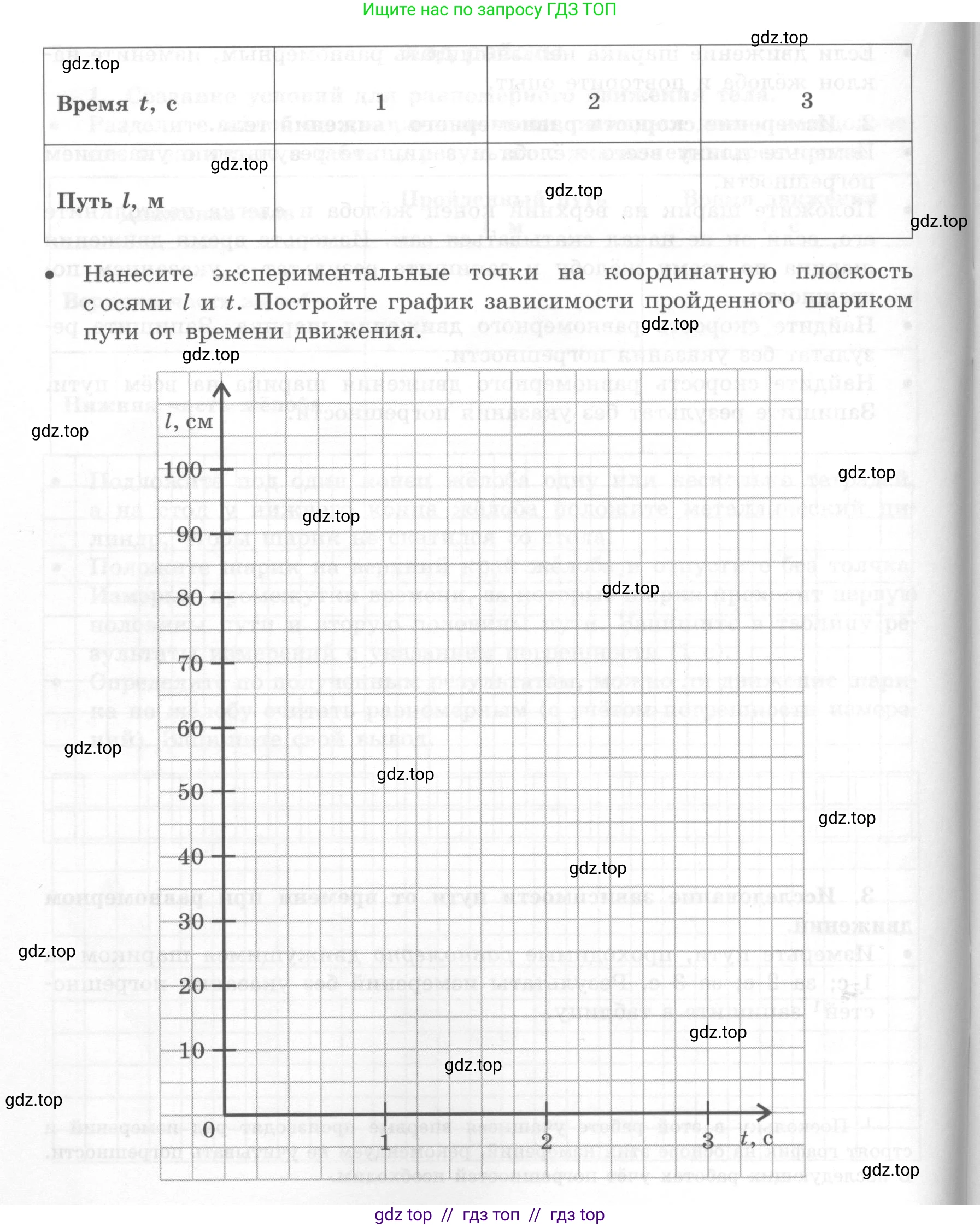 Физика, 7 класс Тетрадь для лабораторных работ, авторы: Генденштейн Лев Элевич, Булатова Альбина Александрова, Корнильев Игорь Николаевич, Кошкина Анжелика Васильевна, издательство Просвещение, Москва, 2019, бирюзового цвета, страница 30, Условие (продолжение 3)