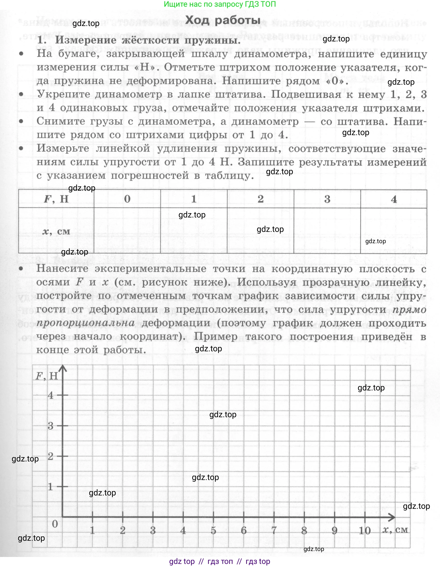 Физика, 7 класс Тетрадь для лабораторных работ, авторы: Генденштейн Лев Элевич, Булатова Альбина Александрова, Корнильев Игорь Николаевич, Кошкина Анжелика Васильевна, издательство Просвещение, Москва, 2019, бирюзового цвета, страница 53, Условие