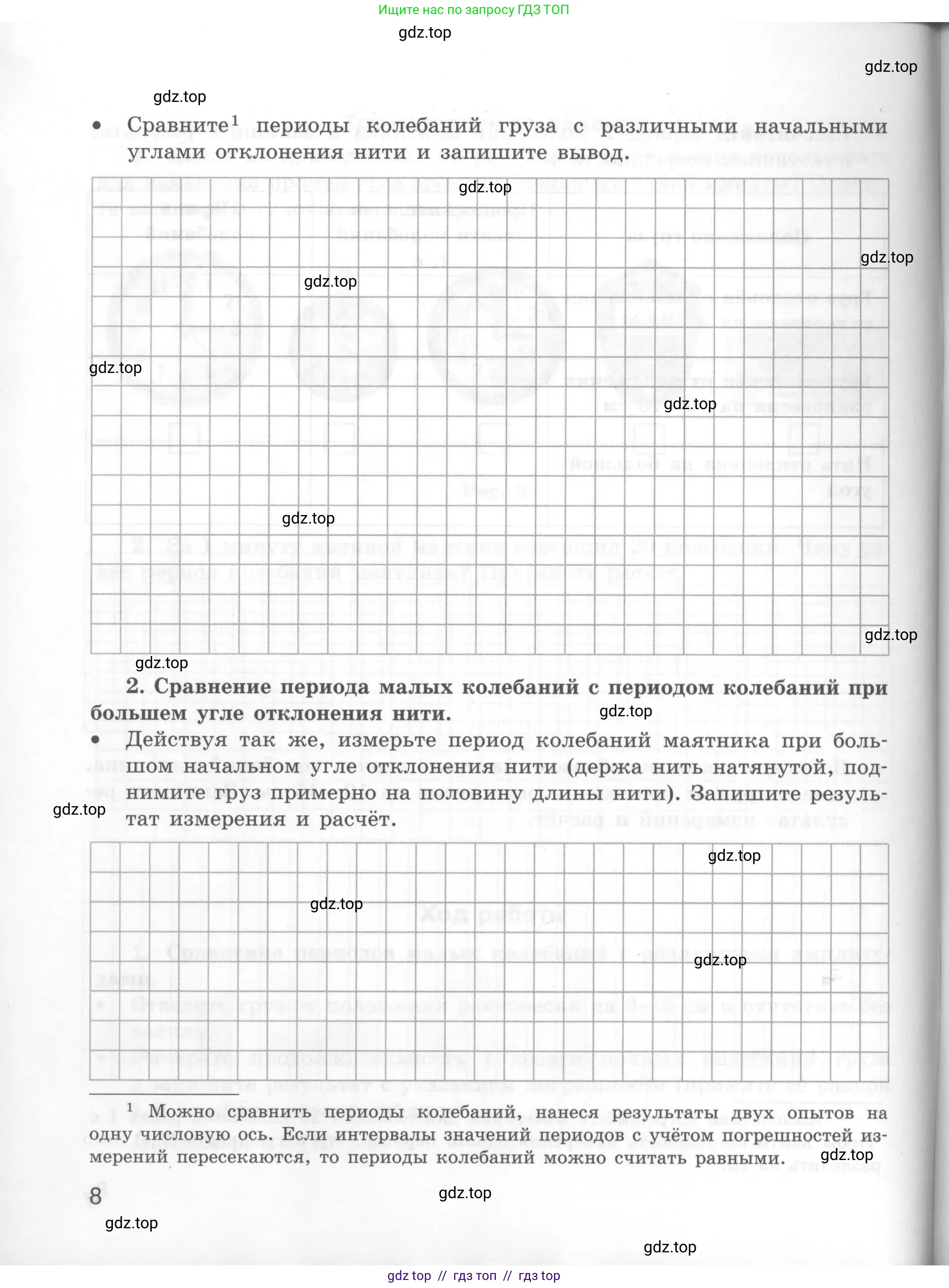 Физика, 7 класс Тетрадь для лабораторных работ, авторы: Генденштейн Лев Элевич, Булатова Альбина Александрова, Корнильев Игорь Николаевич, Кошкина Анжелика Васильевна, издательство Просвещение, Москва, 2019, бирюзового цвета, страница 8