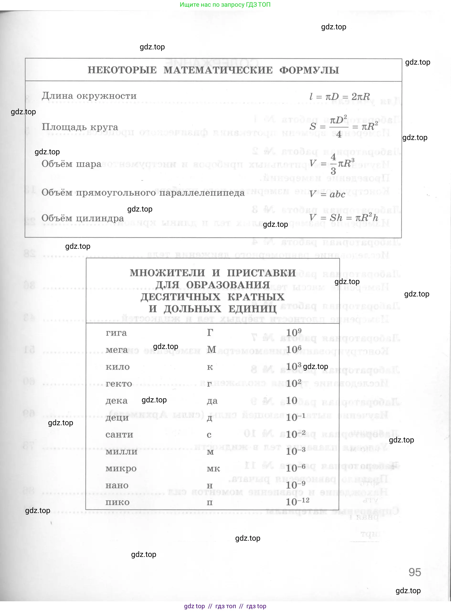 Физика, 7 класс Тетрадь для лабораторных работ, авторы: Генденштейн Лев Элевич, Булатова Альбина Александрова, Корнильев Игорь Николаевич, Кошкина Анжелика Васильевна, издательство Просвещение, Москва, 2019, бирюзового цвета, страница 95