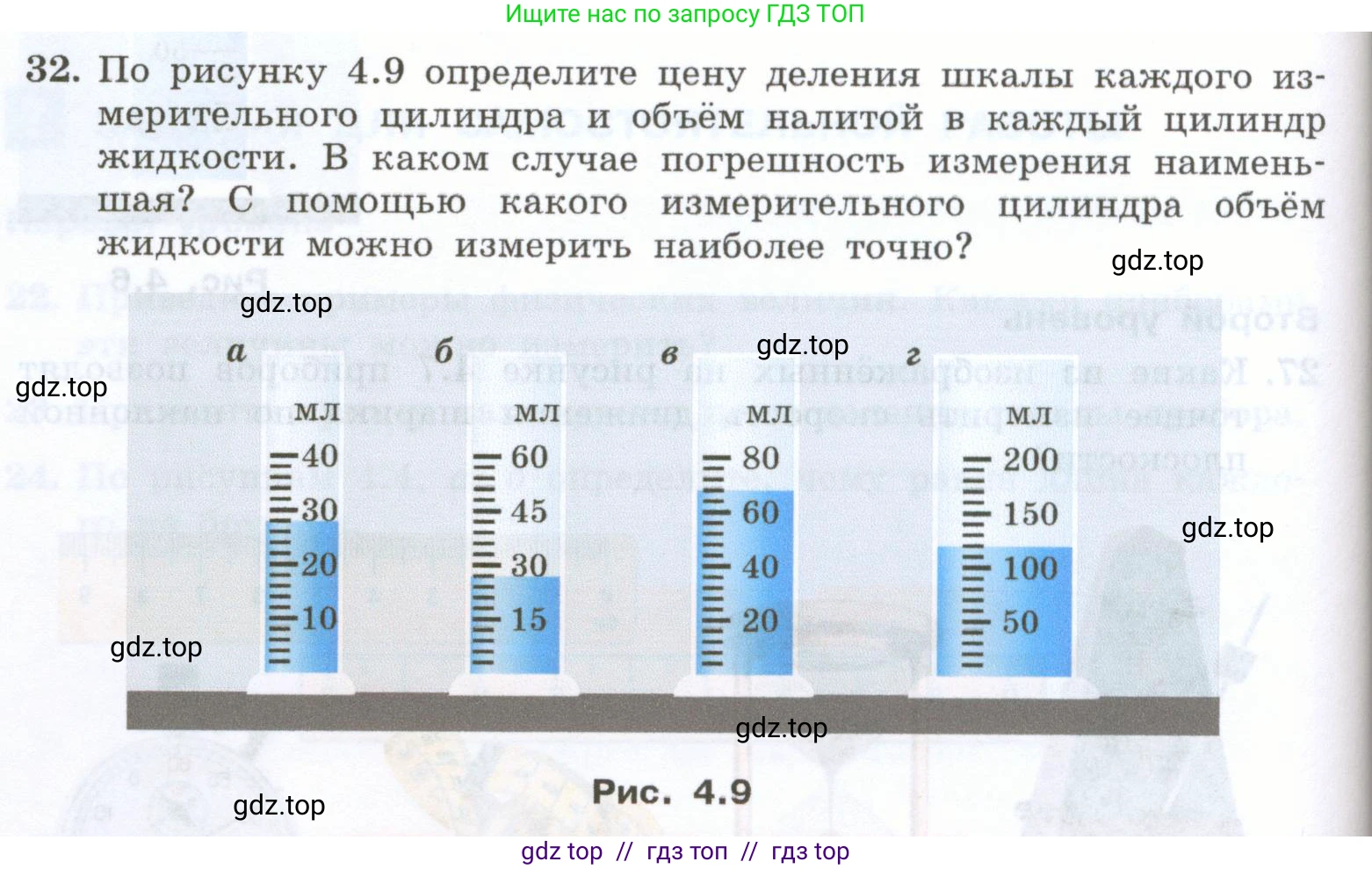 Физика, 7 класс Учебник, авторы: Генденштейн Лев Элевич, Булатова Альбина Александрова, Корнильев Игорь Николаевич, Кошкина Анжелика Васильевна, издательство Просвещение, Москва, 2019, бирюзового цвета, Часть 1, страница 34, номер 32, Условие