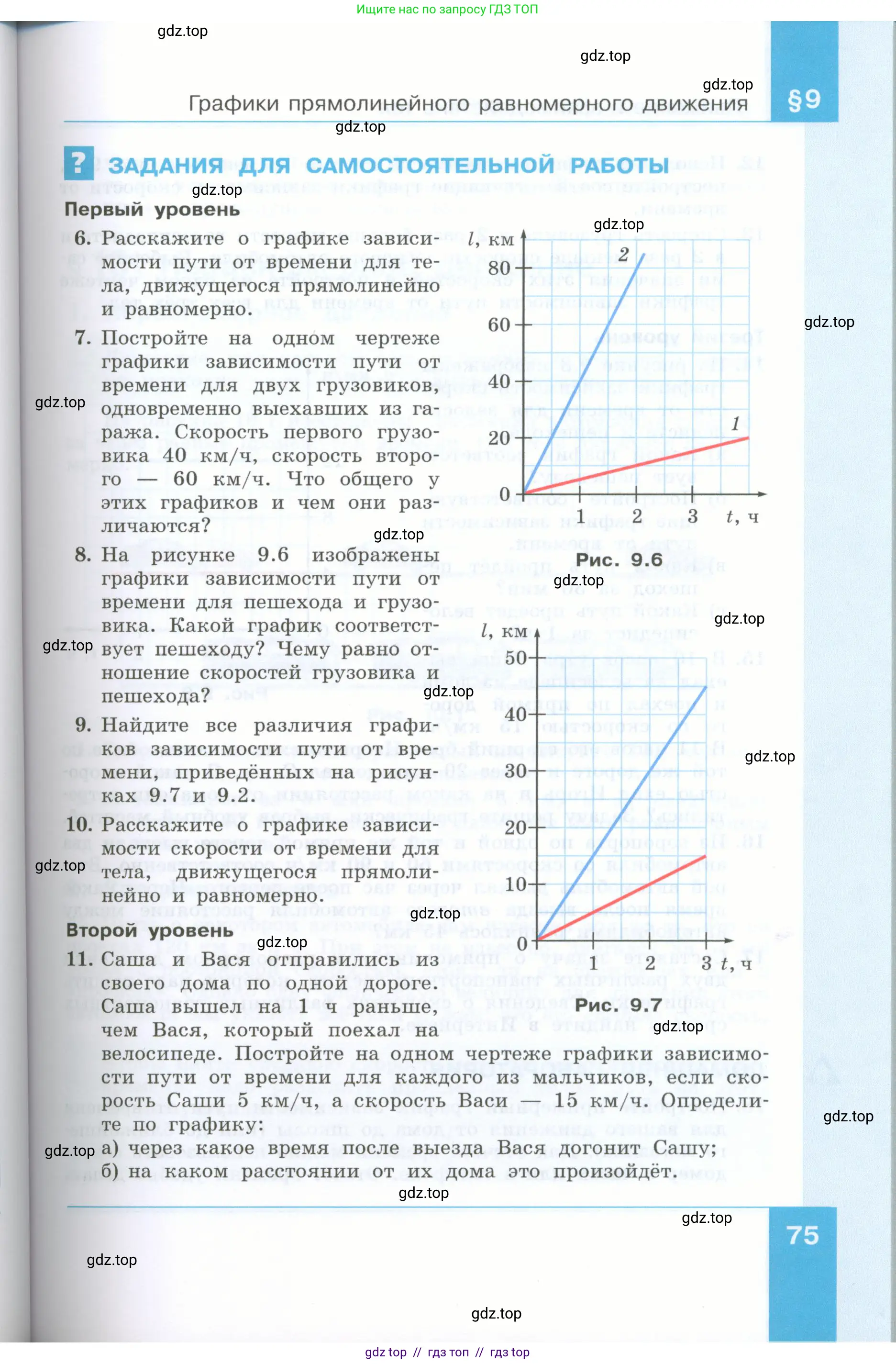 Физика, 7 класс Учебник, авторы: Генденштейн Лев Элевич, Булатова Альбина Александрова, Корнильев Игорь Николаевич, Кошкина Анжелика Васильевна, издательство Просвещение, Москва, 2019, бирюзового цвета, Часть 1, страница 75