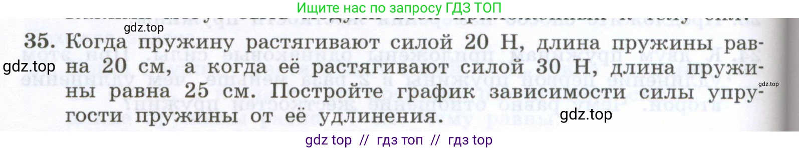 Физика, 7 класс Учебник, авторы: Генденштейн Лев Элевич, Булатова Альбина Александрова, Корнильев Игорь Николаевич, Кошкина Анжелика Васильевна, издательство Просвещение, Москва, 2019, бирюзового цвета, Часть 1, страница 106, номер 35, Условие