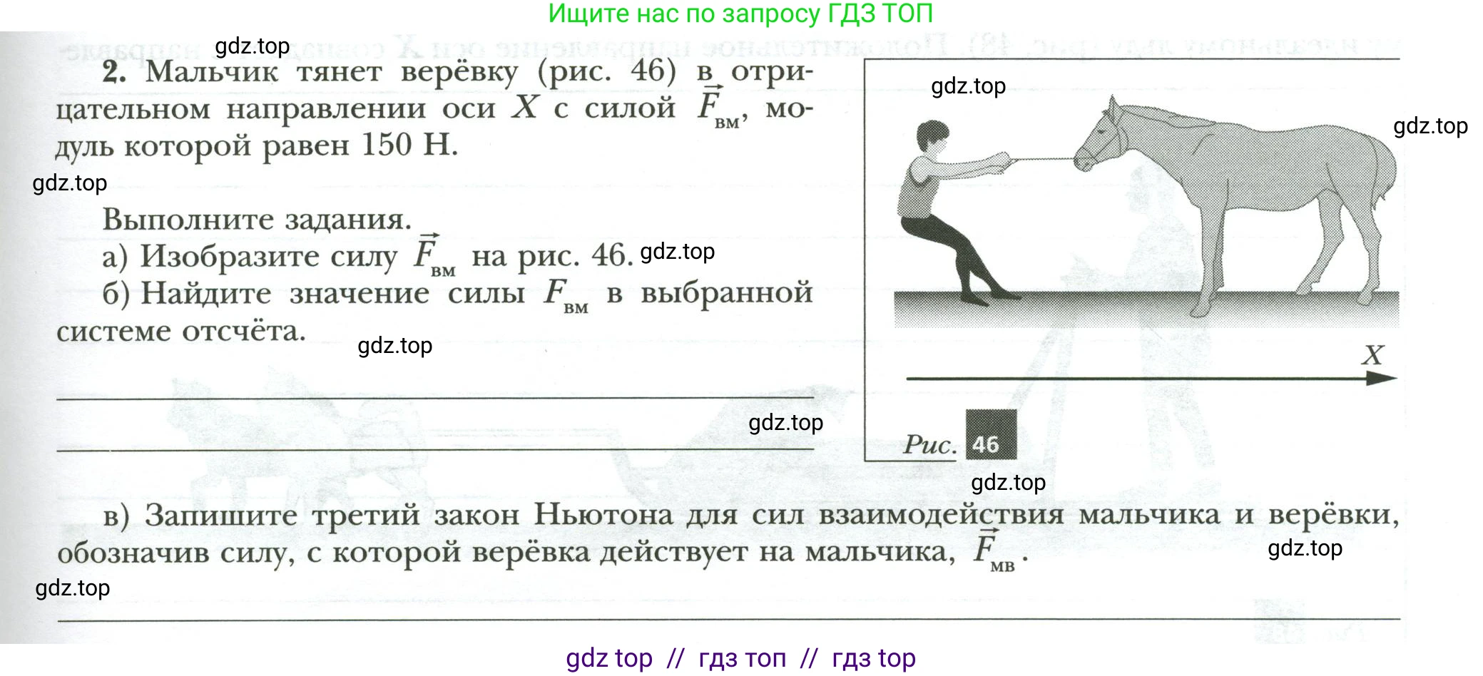 Физика, 7 класс рабочая тетрадь, авторы: Грачев Александр Васильевич, Погожев Владимир Александрович, Боков Павел Юрьевич, Вишнякова Екатерина Анатольевна, издательство Просвещение, Москва, 2008, Часть 1, страница 81, номер 2, Условие