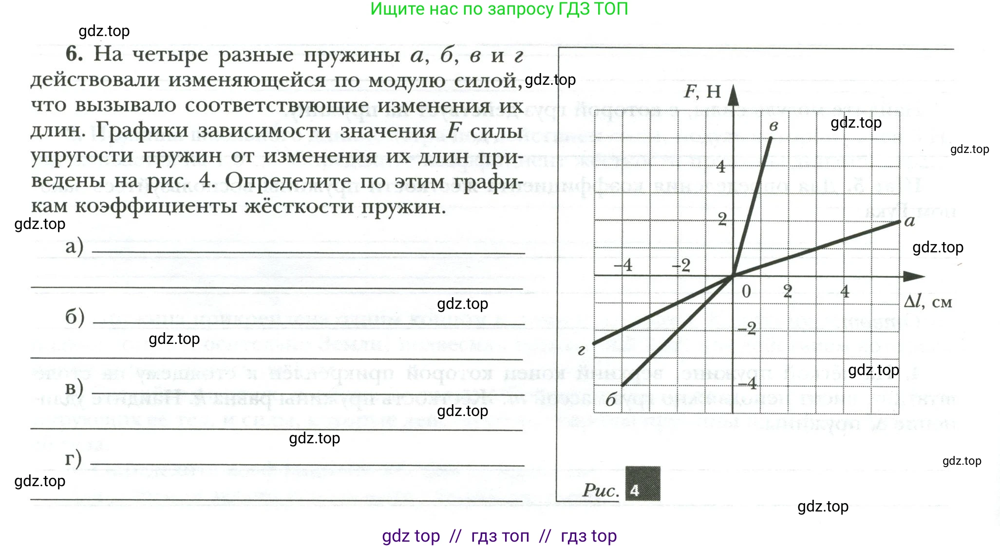 Физика, 7 класс рабочая тетрадь, авторы: Грачев Александр Васильевич, Погожев Владимир Александрович, Боков Павел Юрьевич, Вишнякова Екатерина Анатольевна, издательство Просвещение, Москва, 2008, Часть 2, страница 8, номер 6, Условие
