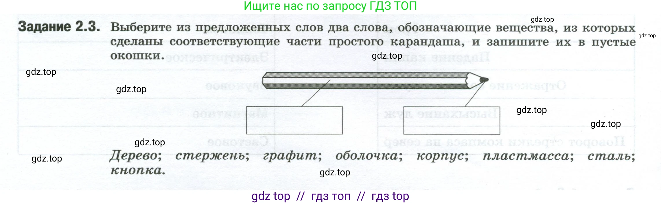 Физика, 7 класс рабочая тетрадь, авторы: Ханнанова Татьяна Андреевна, Ханнанов Наиль Кутдусович, издательство Просвещение, Москва, 2022, белого цвета, страница 4, номер 2.3, Условие