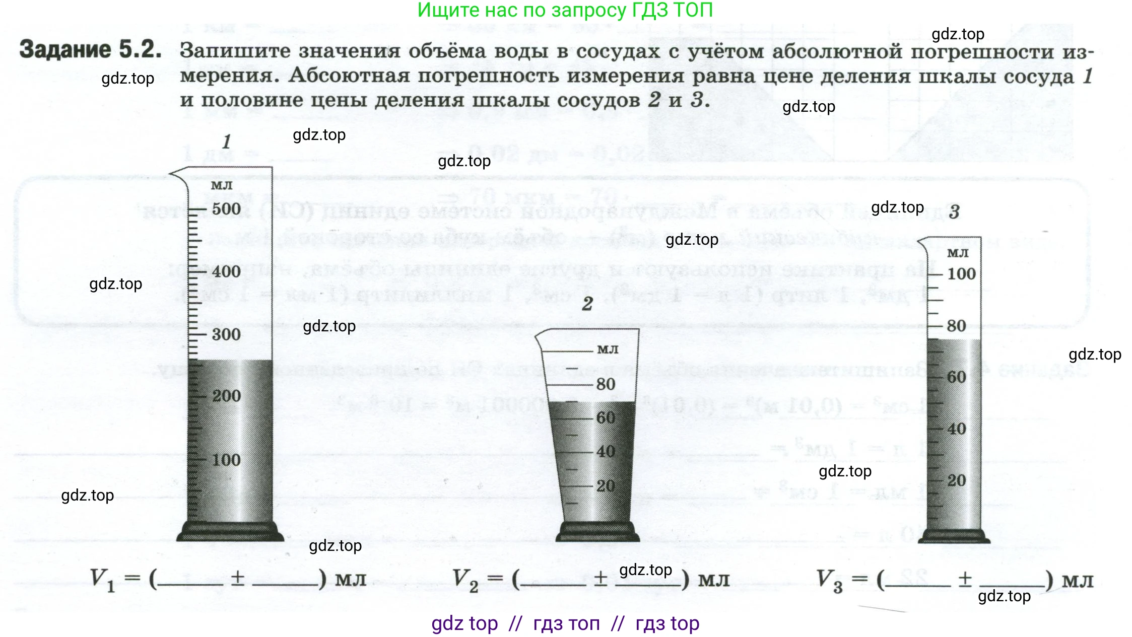 Физика, 7 класс рабочая тетрадь, авторы: Ханнанова Татьяна Андреевна, Ханнанов Наиль Кутдусович, издательство Просвещение, Москва, 2022, белого цвета, страница 8, номер 5.2, Условие