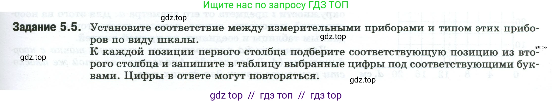 Физика, 7 класс рабочая тетрадь, авторы: Ханнанова Татьяна Андреевна, Ханнанов Наиль Кутдусович, издательство Просвещение, Москва, 2022, белого цвета, страница 9, номер 5.5, Условие