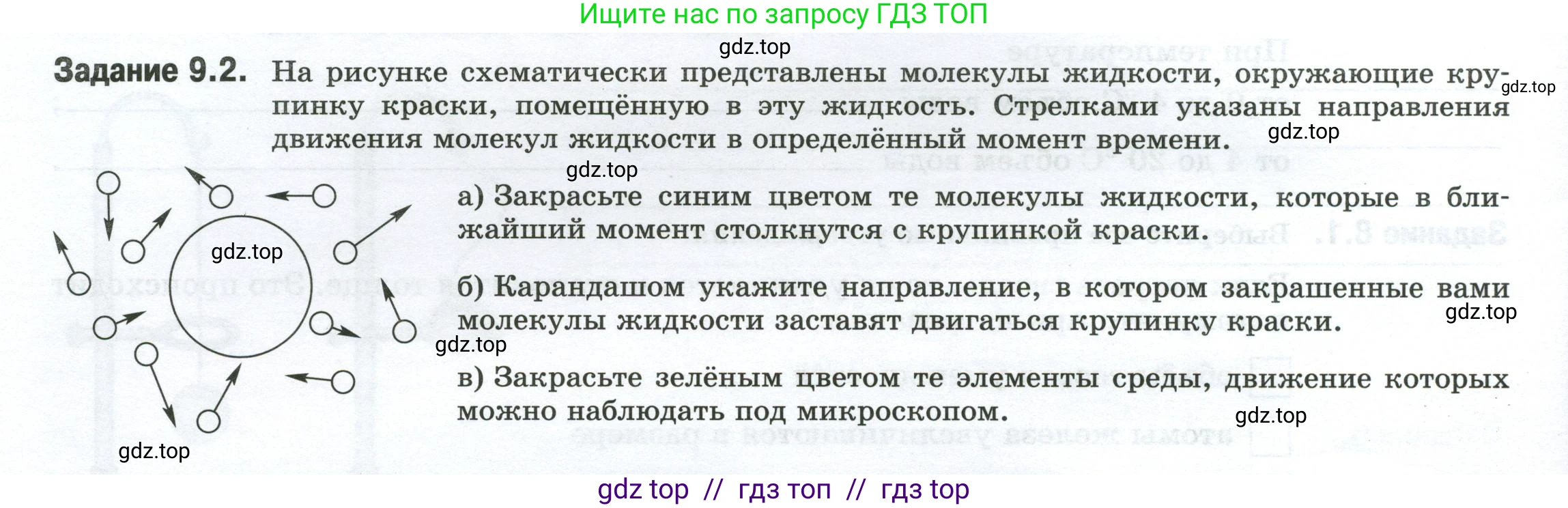 Физика, 7 класс рабочая тетрадь, авторы: Ханнанова Татьяна Андреевна, Ханнанов Наиль Кутдусович, издательство Просвещение, Москва, 2022, белого цвета, страница 14, номер 9.2, Условие