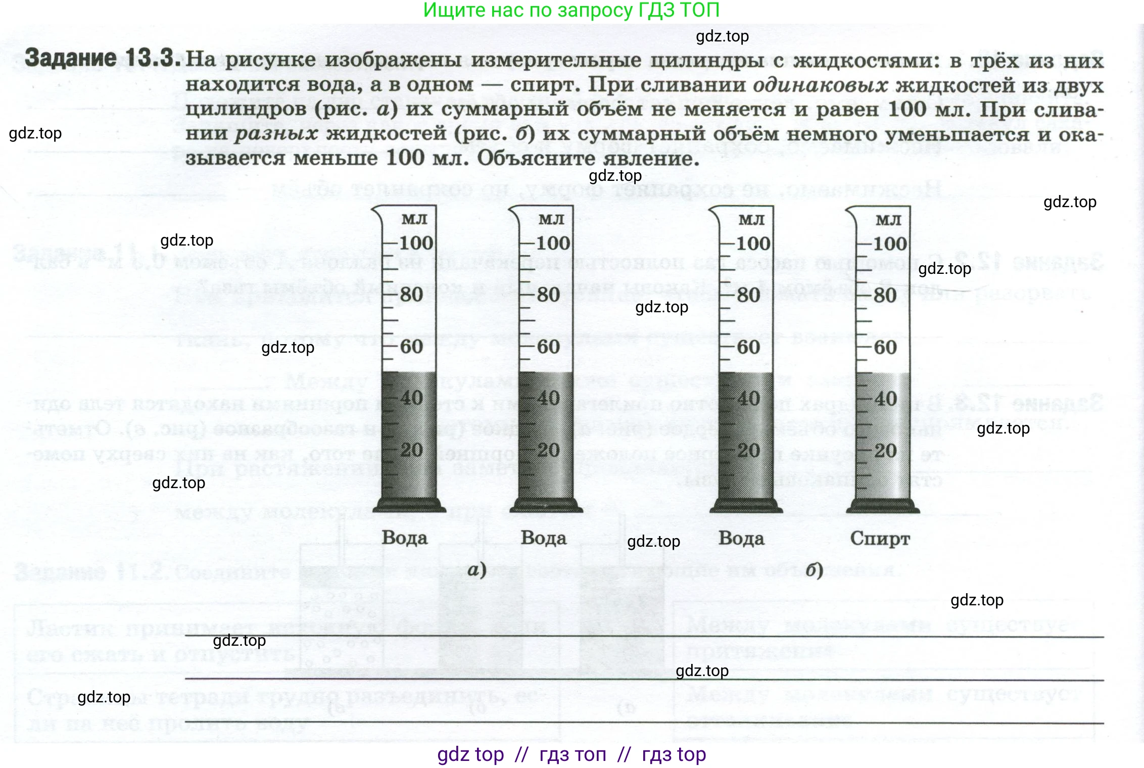 Физика, 7 класс рабочая тетрадь, авторы: Ханнанова Татьяна Андреевна, Ханнанов Наиль Кутдусович, издательство Просвещение, Москва, 2022, белого цвета, страница 18, номер 13.3, Условие