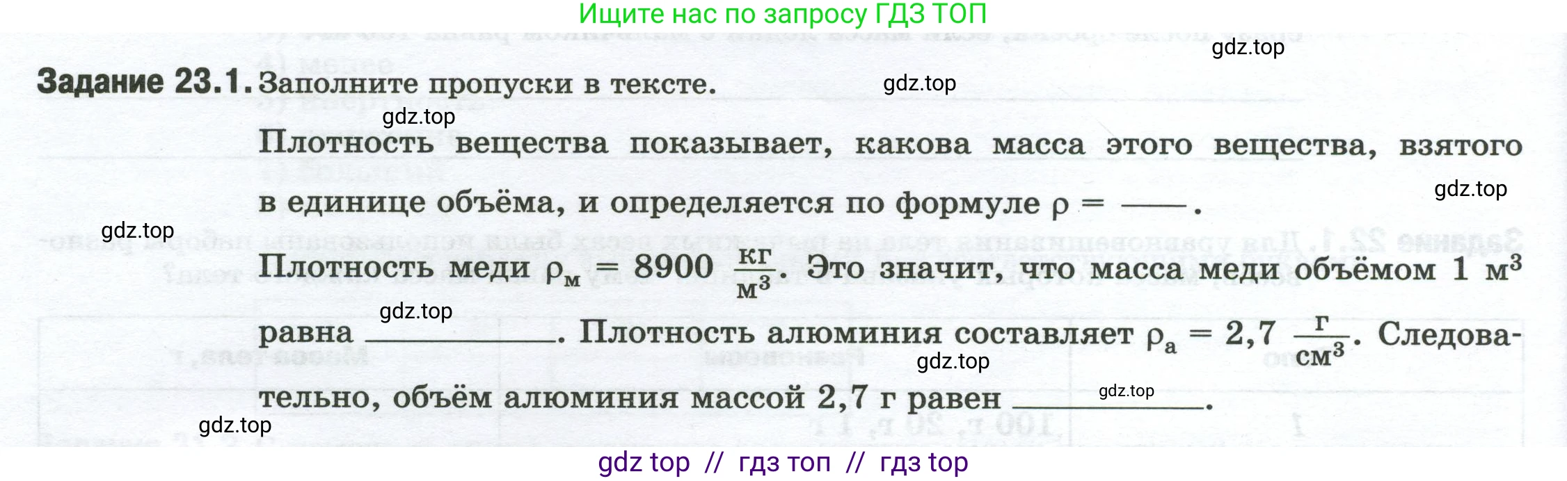 Физика, 7 класс рабочая тетрадь, авторы: Ханнанова Татьяна Андреевна, Ханнанов Наиль Кутдусович, издательство Просвещение, Москва, 2022, белого цвета, страница 34, номер 23.1, Условие