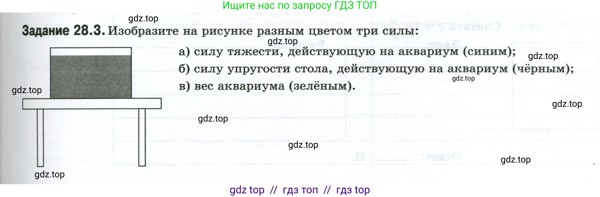 Физика, 7 класс рабочая тетрадь, авторы: Ханнанова Татьяна Андреевна, Ханнанов Наиль Кутдусович, издательство Просвещение, Москва, 2022, белого цвета, страница 43, номер 28.3, Условие