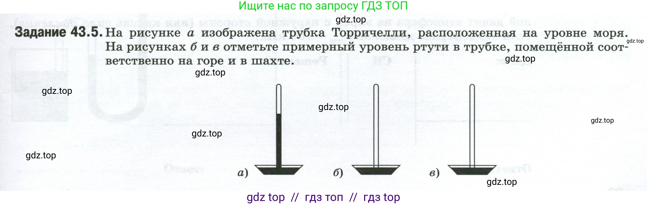 Физика, 7 класс рабочая тетрадь, авторы: Ханнанова Татьяна Андреевна, Ханнанов Наиль Кутдусович, издательство Просвещение, Москва, 2022, белого цвета, страница 67, номер 43.5, Условие