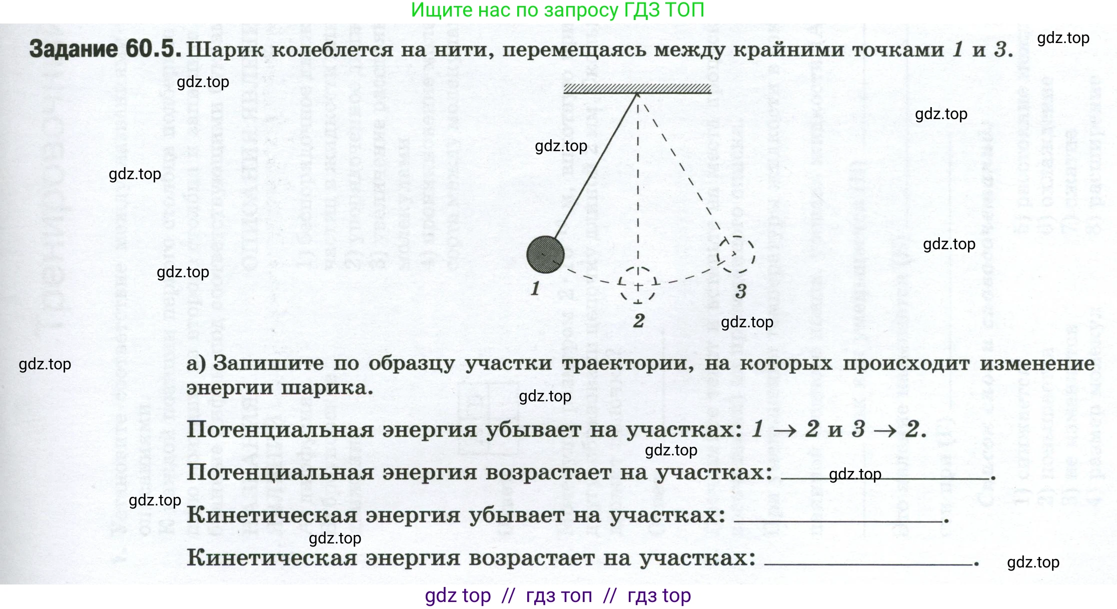Физика, 7 класс рабочая тетрадь, авторы: Ханнанова Татьяна Андреевна, Ханнанов Наиль Кутдусович, издательство Просвещение, Москва, 2022, белого цвета, страница 97, номер 60.5, Условие