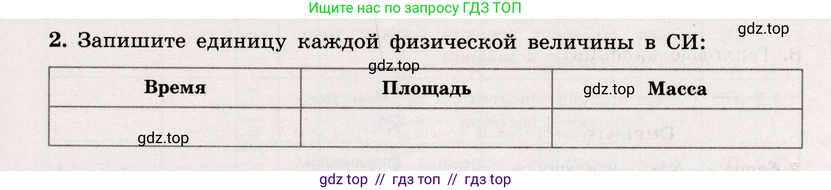 Физика, 7 класс Тренажёр, автор: Хмельницкая Алевтина Юрьевна, издательство Просвещение, Москва, 2020, серого цвета, страница 7, номер 2, Условие