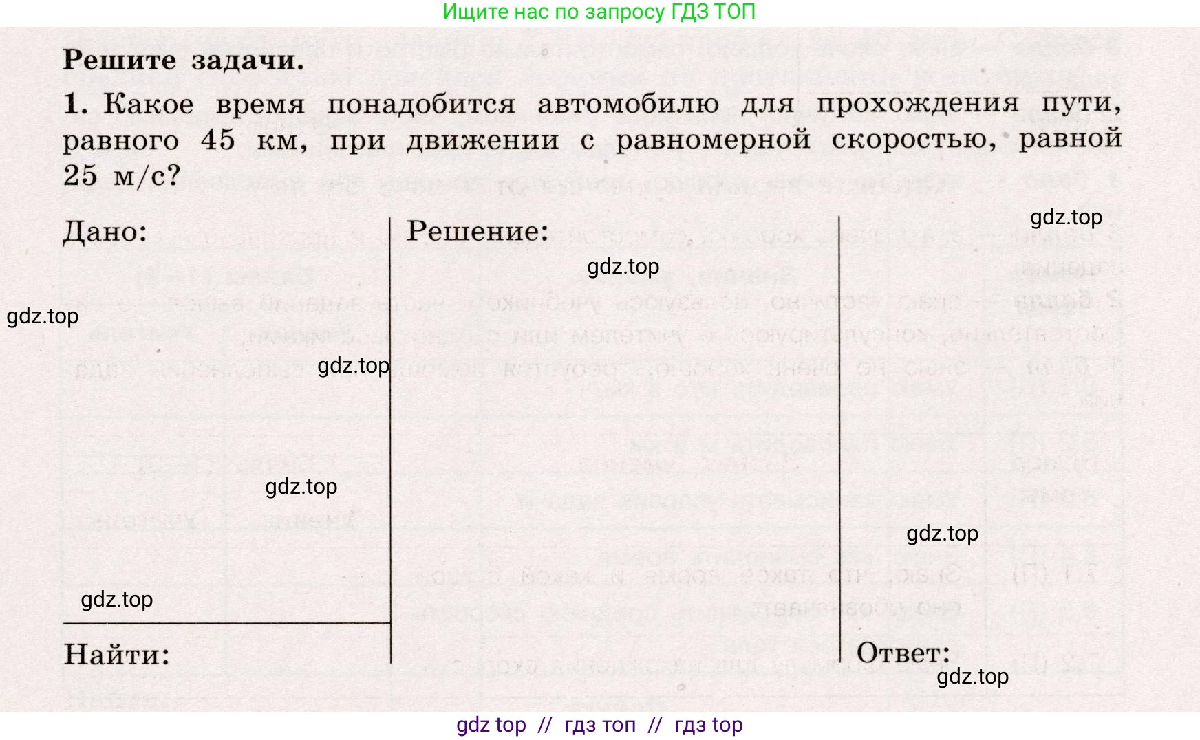 Физика, 7 класс Тренажёр, автор: Хмельницкая Алевтина Юрьевна, издательство Просвещение, Москва, 2020, серого цвета, страница 33, номер 1, Условие