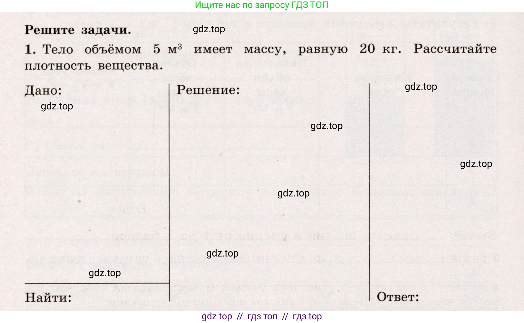 Физика, 7 класс Тренажёр, автор: Хмельницкая Алевтина Юрьевна, издательство Просвещение, Москва, 2020, серого цвета, страница 50, номер 1, Условие