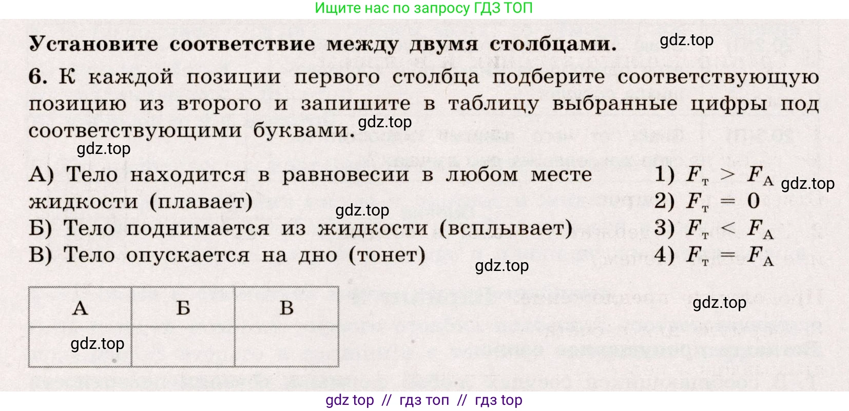 Физика, 7 класс Тренажёр, автор: Хмельницкая Алевтина Юрьевна, издательство Просвещение, Москва, 2020, серого цвета, страница 90, номер 6, Условие