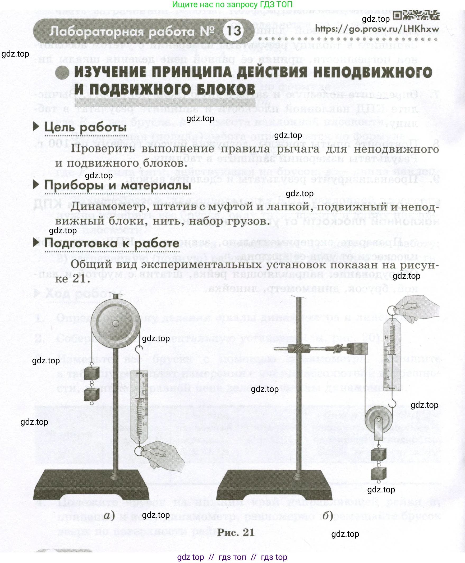 Физика, 7 класс Лабораторный практикум, авторы: Холина Светлана Александровна, Березин Виктор Вениаминович, издательство Просвещение, Москва, 2024, коричневого цвета, страница 46, Условие
