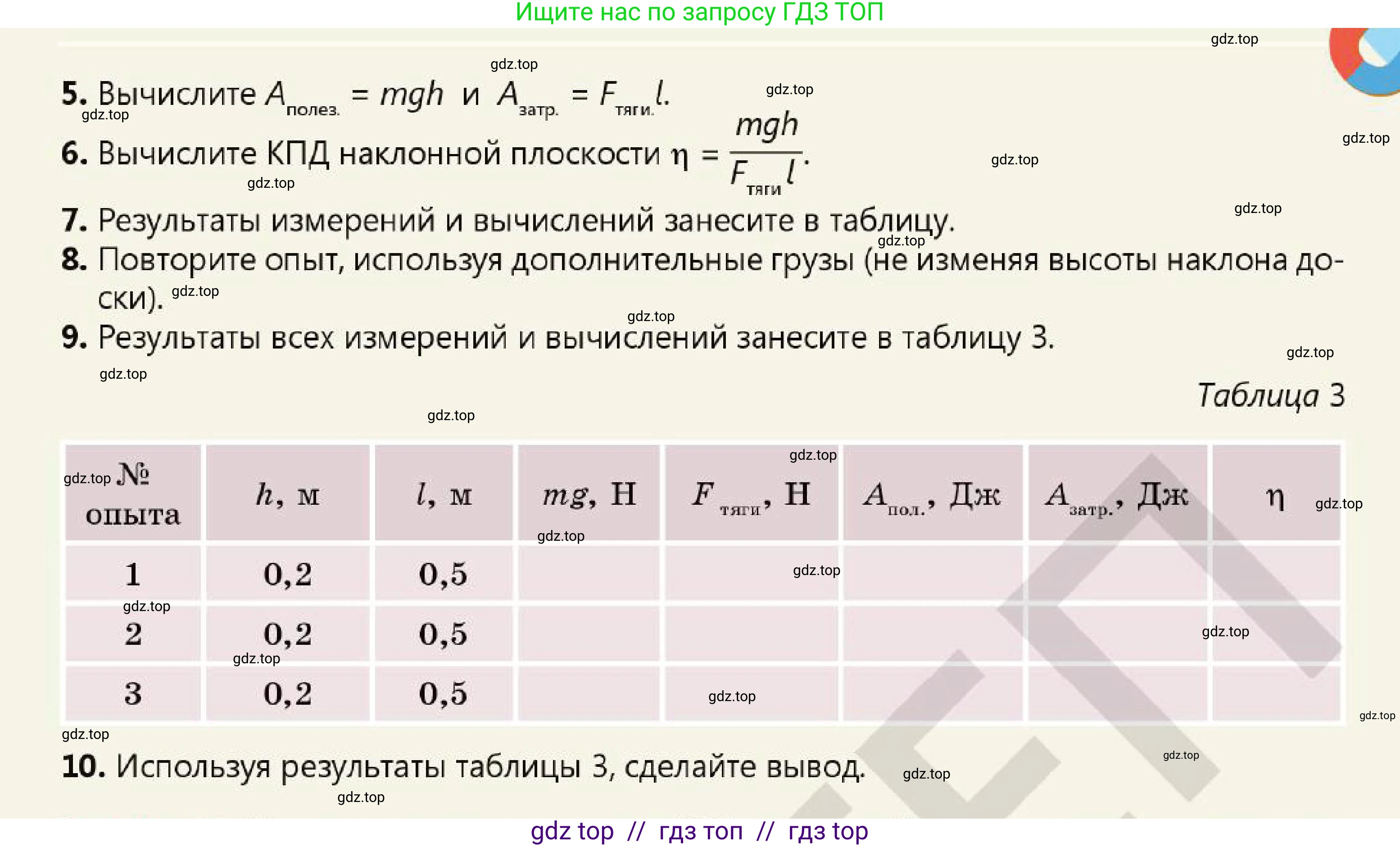 Физика, 7 класс Учебник, авторы: Кронгарт Борис Аркадьевич, Даданбеков Ельдар Ержанович, Токбергенова Уазипа Конурбаевна, издательство Мектеп, Алматы, 2017, страница 196, Условие (продолжение 2)