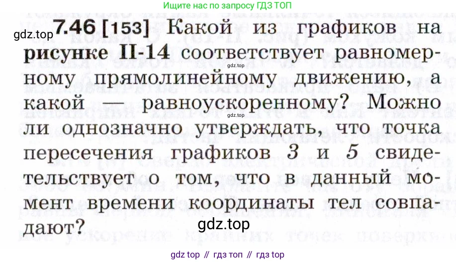 ГДЗ Физика, 7-9 класс Сборник задач, авторы: Лукашик Владимир Иванович, Иванова Елена Владимировна, издательство Просвещение, Москва, 2021, голубого цвета, страница 23, номер 7.46, Условие