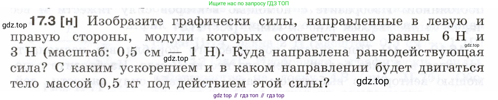 ГДЗ Физика, 7-9 класс Сборник задач, авторы: Лукашик Владимир Иванович, Иванова Елена Владимировна, издательство Просвещение, Москва, 2021, голубого цвета, страница 56, номер 17.3, Условие