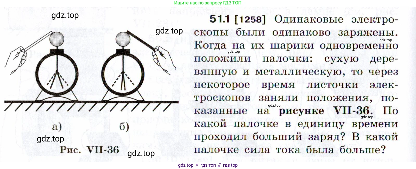 ГДЗ Физика, 7-9 класс Сборник задач, авторы: Лукашик Владимир Иванович, Иванова Елена Владимировна, издательство Просвещение, Москва, 2021, голубого цвета, страница 182, номер 51.1, Условие