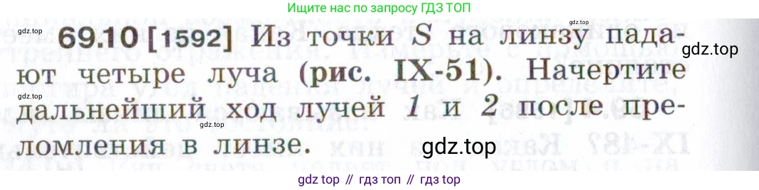 ГДЗ Физика, 7-9 класс Сборник задач, авторы: Лукашик Владимир Иванович, Иванова Елена Владимировна, издательство Просвещение, Москва, 2021, голубого цвета, страница 236, номер 69.10, Условие