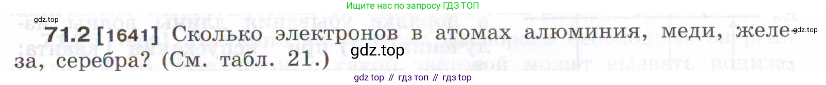 ГДЗ Физика, 7-9 класс Сборник задач, авторы: Лукашик Владимир Иванович, Иванова Елена Владимировна, издательство Просвещение, Москва, 2021, голубого цвета, страница 245, номер 71.2, Условие