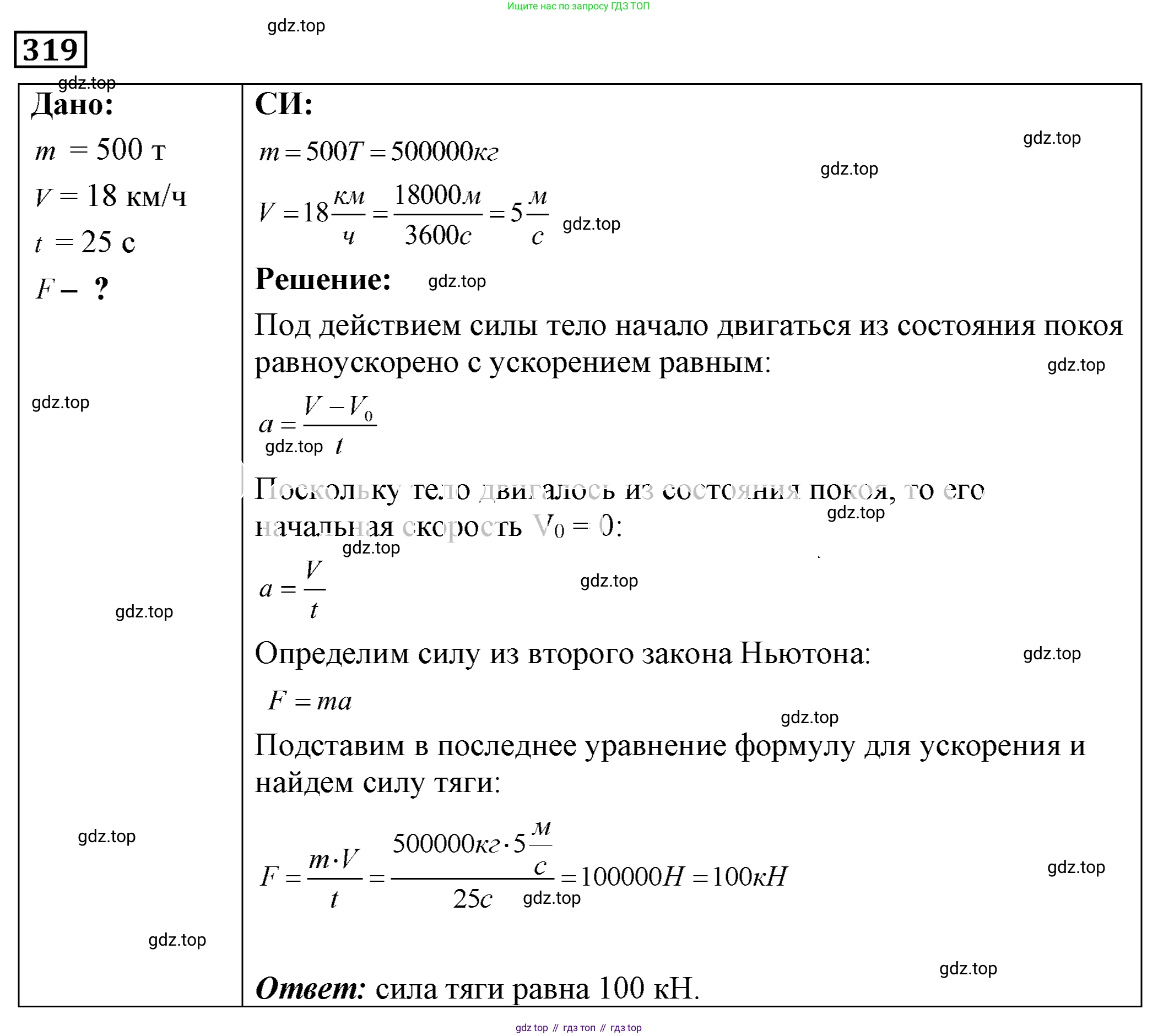 ГДЗ Физика, 7-9 класс Сборник задач, авторы: Лукашик Владимир Иванович, Иванова Елена Владимировна, издательство Просвещение, Москва, 2021, голубого цвета, страница 39, номер 12.5, Решение 4