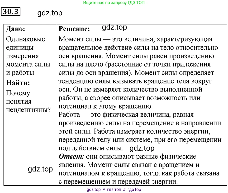 ГДЗ Физика, 7-9 класс Сборник задач, авторы: Лукашик Владимир Иванович, Иванова Елена Владимировна, издательство Просвещение, Москва, 2021, голубого цвета, страница 109, номер 30.3, Решение 4