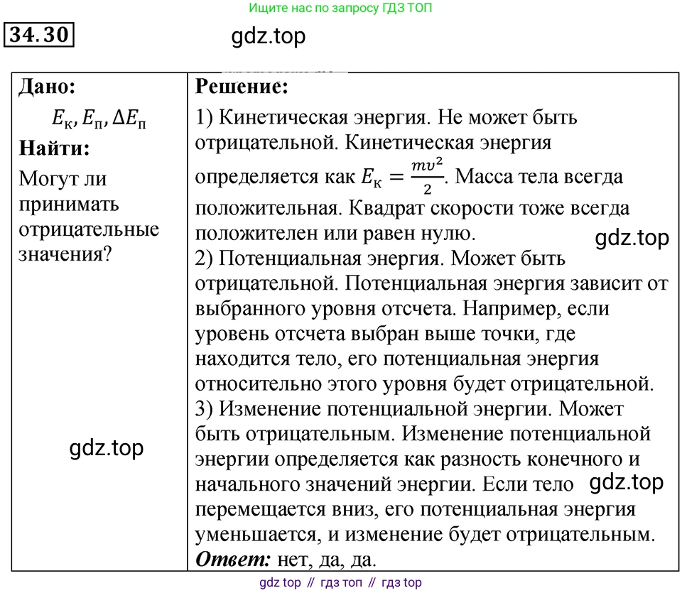 ГДЗ Физика, 7-9 класс Сборник задач, авторы: Лукашик Владимир Иванович, Иванова Елена Владимировна, издательство Просвещение, Москва, 2021, голубого цвета, страница 127, номер 34.30, Решение 4