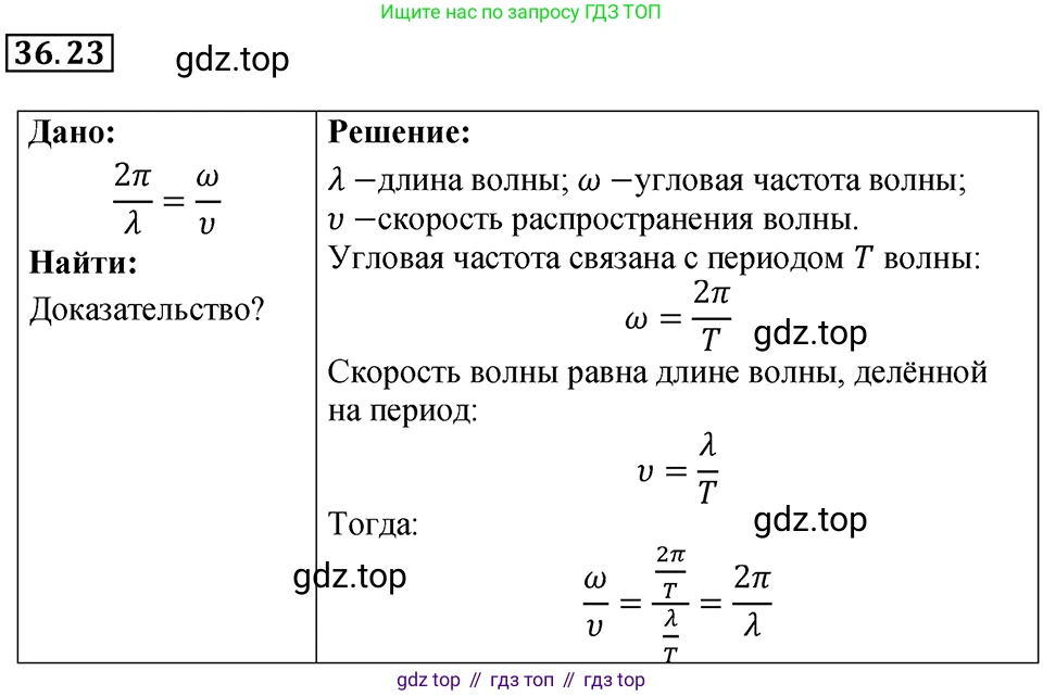 ГДЗ Физика, 7-9 класс Сборник задач, авторы: Лукашик Владимир Иванович, Иванова Елена Владимировна, издательство Просвещение, Москва, 2021, голубого цвета, страница 137, номер 36.23, Решение 4