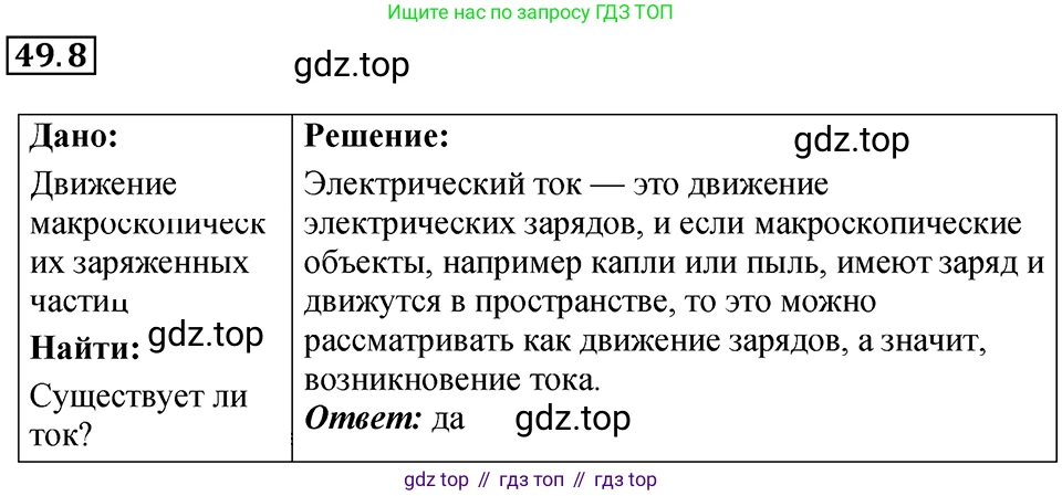 ГДЗ Физика, 7-9 класс Сборник задач, авторы: Лукашик Владимир Иванович, Иванова Елена Владимировна, издательство Просвещение, Москва, 2021, голубого цвета, страница 178, номер 49.8, Решение 4