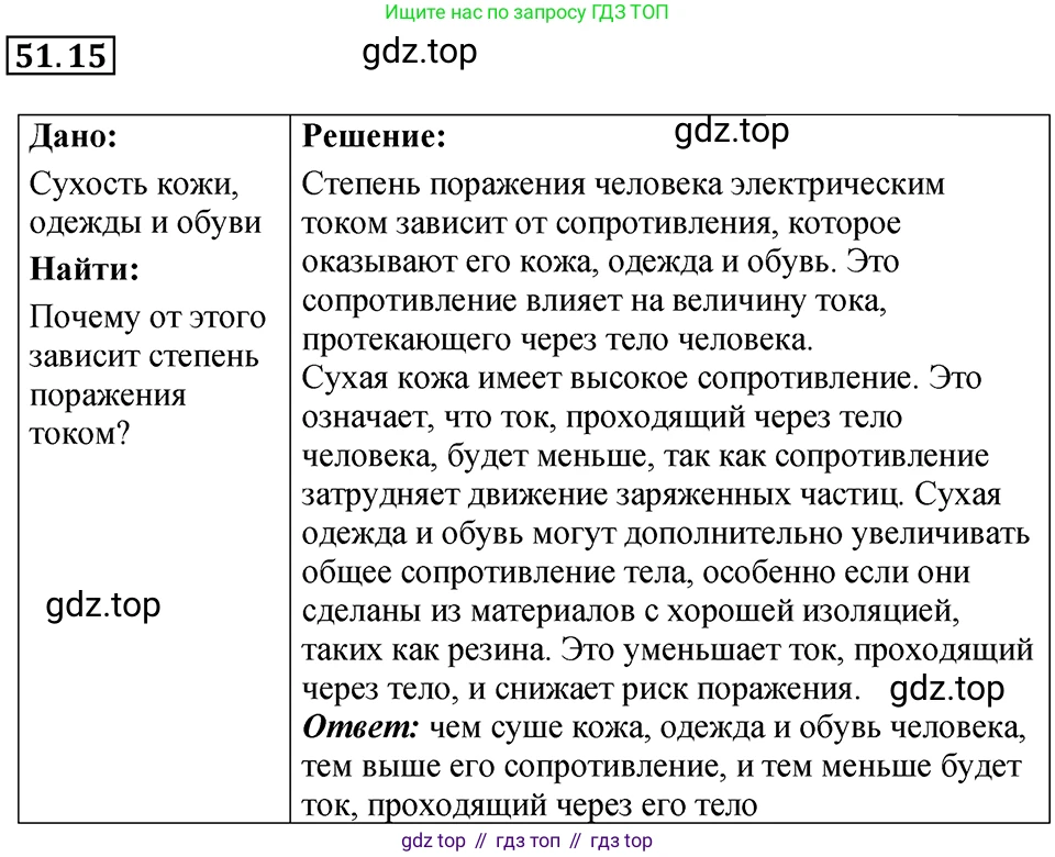 ГДЗ Физика, 7-9 класс Сборник задач, авторы: Лукашик Владимир Иванович, Иванова Елена Владимировна, издательство Просвещение, Москва, 2021, голубого цвета, страница 184, номер 51.15, Решение 4