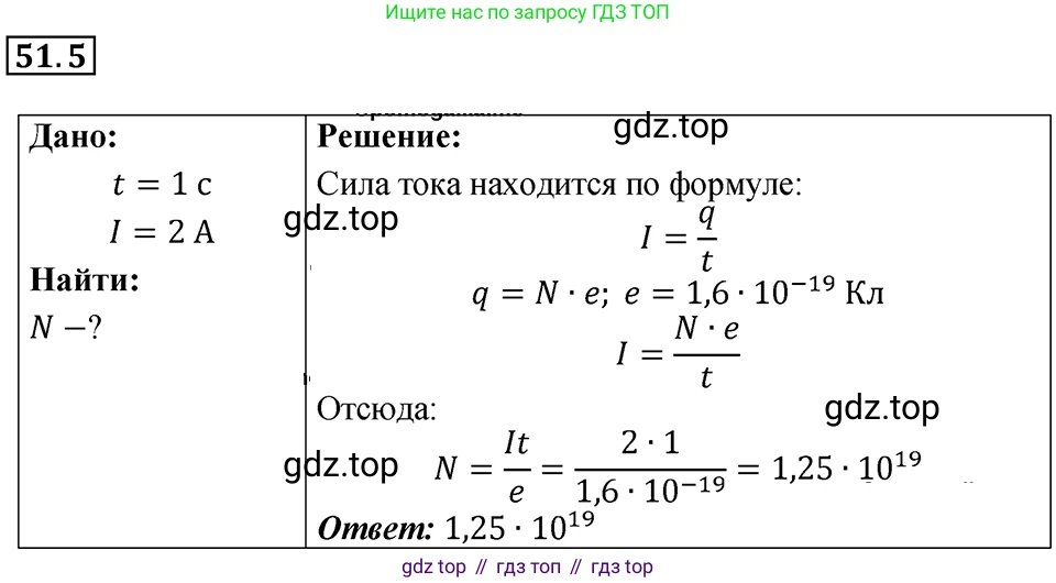 ГДЗ Физика, 7-9 класс Сборник задач, авторы: Лукашик Владимир Иванович, Иванова Елена Владимировна, издательство Просвещение, Москва, 2021, голубого цвета, страница 183, номер 51.5, Решение 4